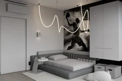 Fototapeta: Czarno-białe zdjęcie koszykarza z piłką