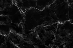 Fototapeta: Czarny marmur z białymi zdobieniami