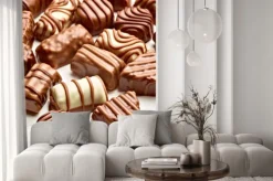 Fototapeta: Czekoladowy deser pralinki prezent assorted cukierki