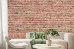 Fototapeta: Czerwona ceglana ściana imitacja