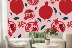 Fototapeta: Czerwone owoce soczystego granatu