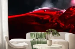 Fototapeta: Czerwonego wina na czarnym tle