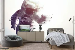 Fototapeta: Człowiek kosmonauta abstrakcja