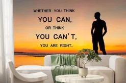 Fototapeta: Czy myślisz, że możesz lub nie możesz masz rację