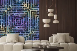 Fototapeta: 3d illustraction - streszczenie kraty