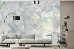 Fototapeta: Dekoracja z ceramicznych płytek