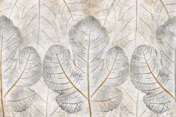 Fototapeta: Delikatna siatka liści botaniczny wzór