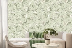 Fototapeta: Delikatne białe piwonie w zieleni