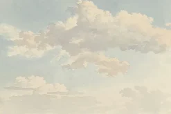 Fototapeta: Delikatne chmury na błękitnym niebie
