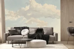 Fototapeta: Delikatne chmury na błękitnym niebie