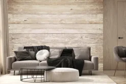 Fototapeta: Delikatne drewniane panele