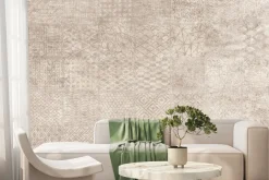 Fototapeta: Delikatne kształty we wzorze płytek