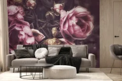 Fototapeta: Delikatne różowe róże z zastosowaniem efektu artystycznego