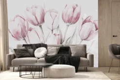 Fototapeta: Delikatne różowe tulipany