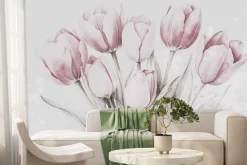 Fototapeta: Delikatne różowe tulipany