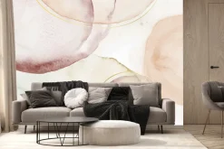 Fototapeta: Desenie jasnej rozmytej farby