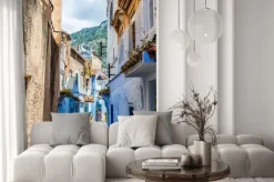 Fototapeta: Detal architektoniczny w chefchaouen, maroko, afryka