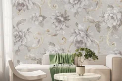 Fototapeta: Digital colorful wall tile design for washroom and kitchen