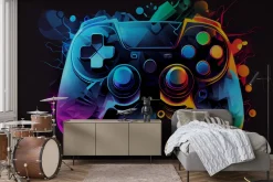 Fototapeta: Dla młodzieży abstrakcyjny pad kolorowy kontroler do gier