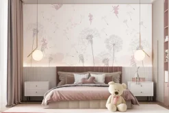 Fototapeta: Dmuchawce na wietrze z wróżkami