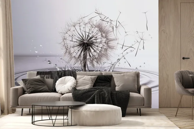 Fototapeta: Dmuchawiec wśród wody