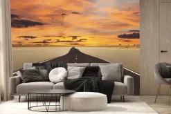 Fototapeta: Droga route 66 o zachodzie słońca