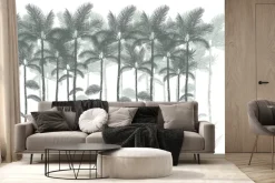 Fototapeta: Drzewa palm w tropikalnej dżungli