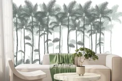 Fototapeta: Drzewa palm w tropikalnej dżungli