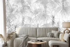 Fototapeta: Drzewa palmy szare liście tropikalne