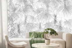 Fototapeta: Drzewa palmy szare liście tropikalne