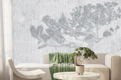 Fototapeta: Drzewo o subtelnym rysunku w stylu vintage