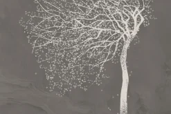 Fototapeta: Drzewo z kwiatami wiśni na marmurze