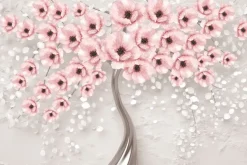 Fototapeta: Drzewo z kwiatami wiśni w 3d