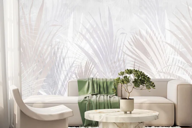 Fototapeta: Duże tropikalne liście