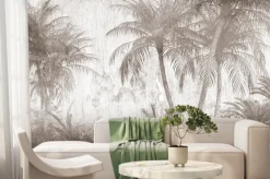 Fototapeta: Dżungla na starej ilustracji retro