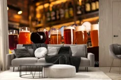 Fototapeta: Dużo piwa na stole barowym