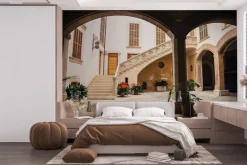 Fototapeta: Dziedziniec majorki z barokowym zdobieniem