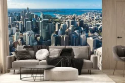 Fototapeta: Dzielnicy biznesowej sydney central z powietrza