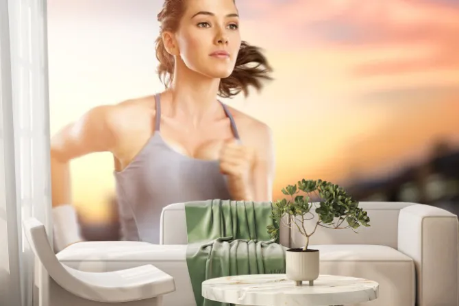 Fototapeta: Dziewczyna w sporcie