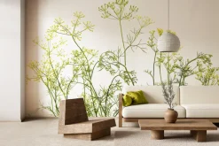 Fototapeta: Dzika łąką z zielonymi roślinami