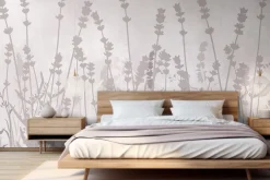 Fototapeta: Dzika polana kwiatów w jasnych kolorach