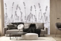 Fototapeta: Dzika polana kwiatów w jasnych kolorach