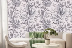 Fototapeta: Dzika roślinności z kwiatami wśród kwiatów