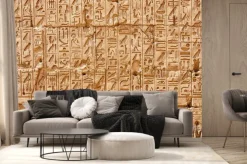 Fototapeta: Egyptian hieroglyphs in karnak, luxor, egypt