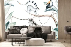 Fototapeta: Egzotyczne zwierzęta i rośliny dżungli