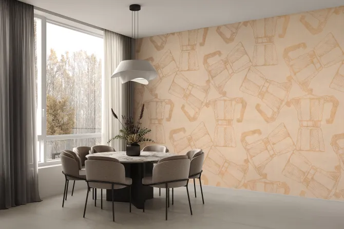 Fototapeta: Ekspres do kawy w stylu vintage