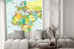 Fototapeta: Europa afryka podziały polityczne