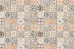 Fototapeta: Finezyjny wzór inspirowany mozaiką ceramiczną