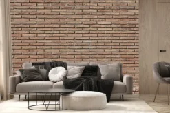 Fototapeta: Fondo con detalle y textura de superficie de pared de ladrillo