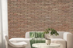 Fototapeta: Fondo con detalle y textura de superficie de pared de ladrillo